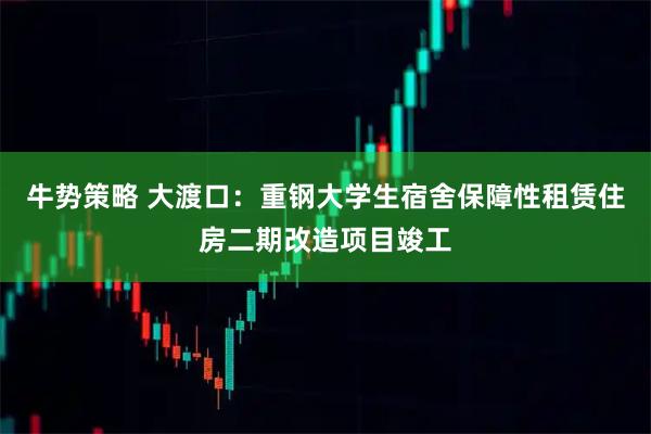 牛势策略 大渡口：重钢大学生宿舍保障性租赁住房二期改造项目竣工